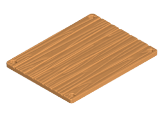 Playmobil - 30040202 - Wooden cage bottom
