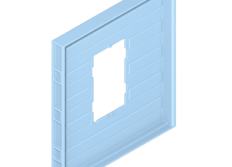 Playmobil - 30041033 - BS wall 150x165 Fenst.