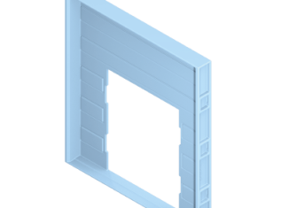 Playmobil - 30041053 - BS wall 150x165 Eingan