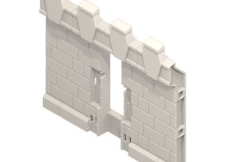 Playmobil - 30046423 - BS wall 180/157 catapult