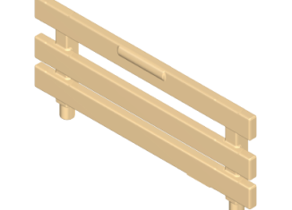 Playmobil - 30052302 - Fence elementem. wood 69x31