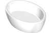 Playmobil - 30057632 - Oval washbasin 36mm