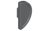 Playmobil - 30057812 - BS door handle halbround