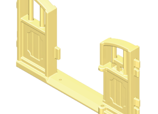 Playmobil - 30060392 - Stable box 15 door wall 95