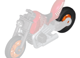 Playmobil - 30066962 - Chopper Hinten wheel