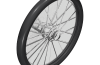 Playmobil - 30069500 - Women's bicycle wheel