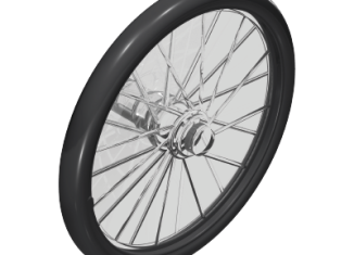 Playmobil - 30069500 - Women's bicycle wheel