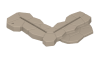 Playmobil - 30077763 - Base plate. 103x105 Fels