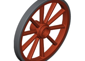 Playmobil - 30082102 - Wagon wheel D55x5 III