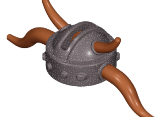 Playmobil - 30085292 - Pot helmet 4 thick horns