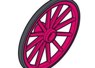 Playmobil - 30085580 - Spoked wheel 54 x 3,2