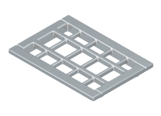 Playmobil - 30095142 - Wooden lattice box lid