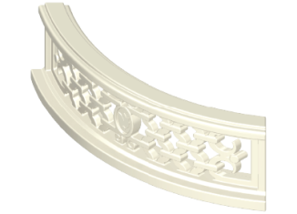Playmobil - 30098162 - BS railing 106 round O
