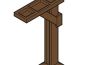 Playmobil - 30206480 - Narrow roof support for fort building system