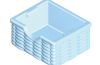 Playmobil - 30213892 - BS shelf 33x28x85 basket