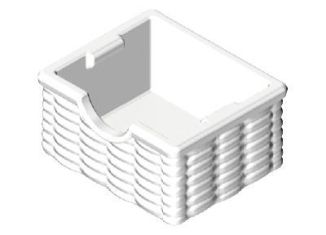 Playmobil - 30214742 - BS shelf 33x28x85 basket