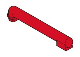 Playmobil - 30218690 - Combine harvester grain tank pipe