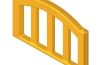 Playmobil - 30219303 - Wood Torfl.50x31 fence