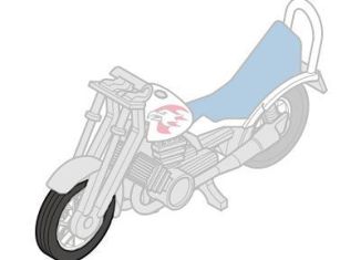 Playmobil - 30220403 - Chopper Vorne wheel