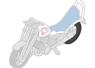Playmobil - 30220413 - Chopper Hinten wheel