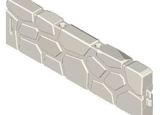 Playmobil - 30220823 - Stone wall 120x35