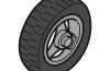 Playmobil - 30224412 - Motor scooter wheel