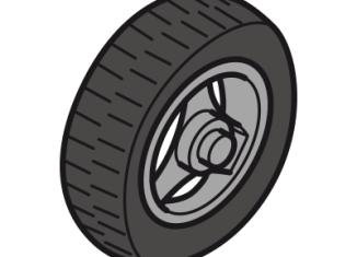 Playmobil - 30224412 - Motor scooter wheel