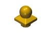 Playmobil - 30240502 - BS fence end with ball