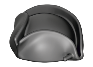 Playmobil - 30240573 - Tricorn hat open m. Kno