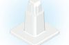 Playmobil - 30251392 - Square table pedestal 24x24
