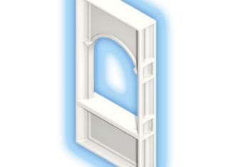 Playmobil - 30257510 - BS wall 60/120 Schl/Fe