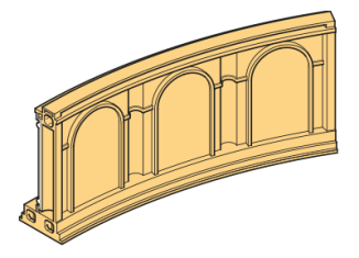 Playmobil - 30266470 - BS curved arena wall