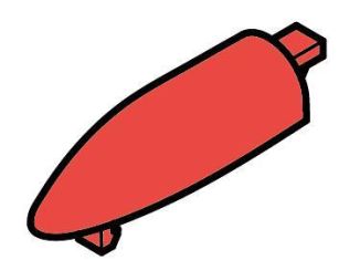 Playmobil - 30268140 - Commercial jet tail light