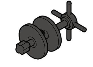 Playmobil - 30274250 - Anchor winch roller with handle