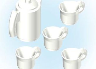 Playmobil - 30510590 - Pot/Cups City Cafe
