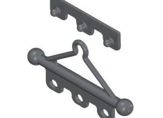 Playmobil - 30513832 - Flagnhalter 3 Knö.2tl