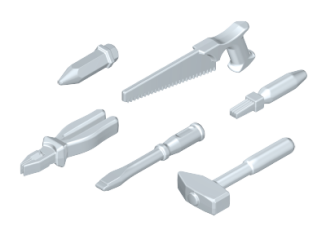 Playmobil - 30516250 - Werkraum 6Tlg tool