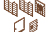 Playmobil - 30519442 - Fire castle cage 5-part