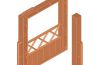 Playmobil - 30604392 - Zoounterst. wall/Pfost