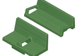 Playmobil - 30607112 - Carriage 11 seat bench 2-part