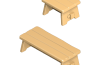 Playmobil - 30613290 - Log cabin bench/stool