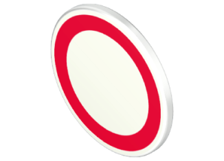 Playmobil - 30622470 - Traffic sign round