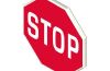 Playmobil - 30634784 - Traffic sign octagon