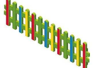 Playmobil - 30635184 - Plank fence 110x32