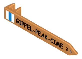 Playmobil - 30644623 - Road sign (individual)
