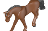 Playmobil - 30667862 - Horse C-German sport horse