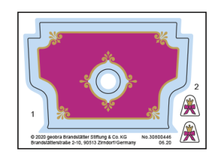 Playmobil - 30800446 - Sticker 70449 Romantic horse-drawn carriage