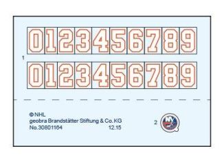 Playmobil - 30801164 - Sticker 9098 Goalie New York Islanders