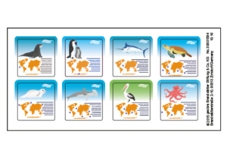 Playmobil - 30801594 - Sticker 9063 Meerestierbecken