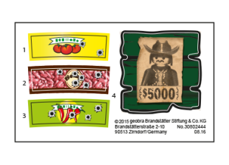 Playmobil - 30802194 - Sticker 9083 vestrn Revolverheld